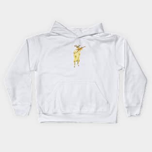 Fiddle Playing Goat Kids Hoodie